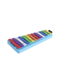 Thoraya 13 Notes Glockenspiel Xylophone Colorful Metal Keys Percussion Rhythm Handheld Musical Instrument with 2 Mallets Gift for Beginners Students  - Image 1