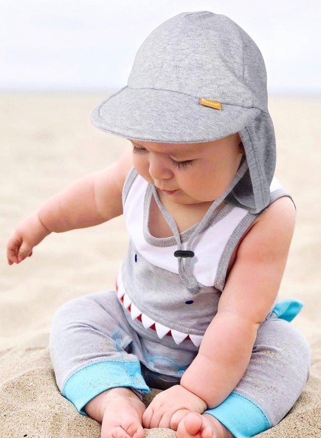 FURTALK Baby Sun Hat UPF 50+ UV Ray Sun Protection Cotton Toddler Hats for Boys Girls Grey - Image 3