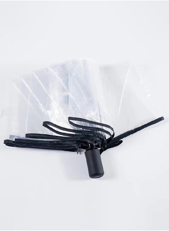 Generic Foldable umbrella,PVC transparent umbrella, for protection from rainn  - Image 4
