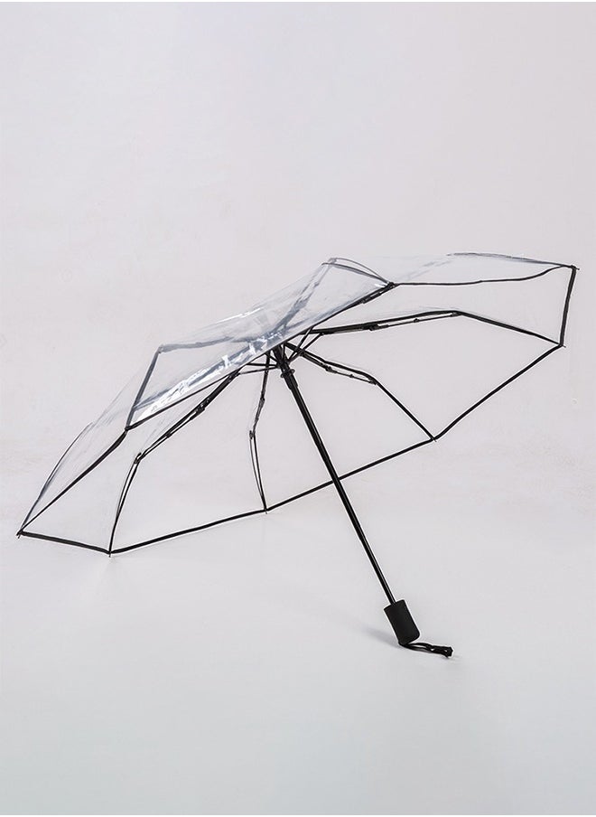 Generic Foldable umbrella,PVC transparent umbrella, for protection from rainn  - Image 1