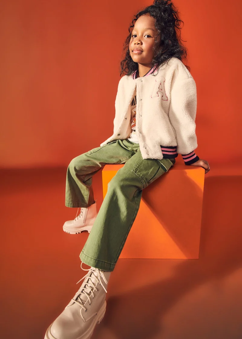 ماتلان Girls Cream Soft Touch T-Shirt