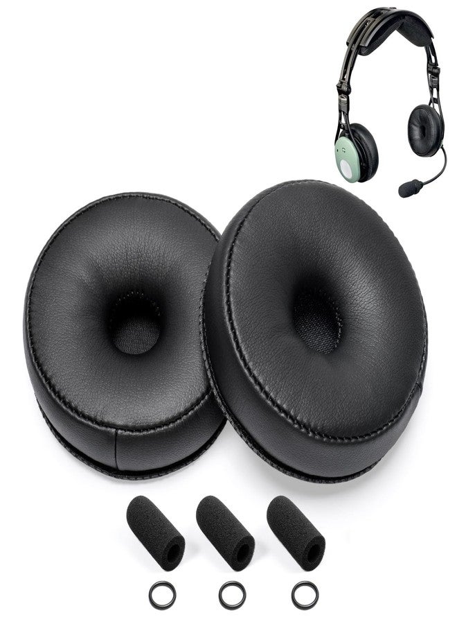 Voarmaks DC PRO X/X2 Ear Seals Refresh Kit Compatible with David Clark DC Pro Series - Premium Ear Cushions + 3 Mic Covers, Replacement for Enhanced Comfort & Durability in Aviation Headsets - Image 1