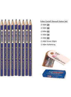 Art Pencil Faber Graded Pencil Set Charcoal Drawing Set 6h 5h 4h 3h 2h Set of 8