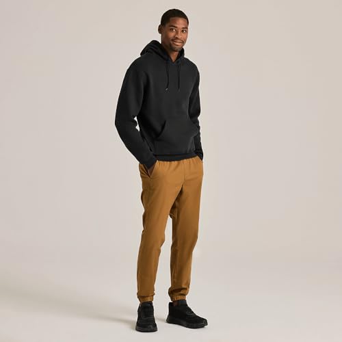 Soffe Mens Taining Fleece Hooded Sweatshirt, Red, Large - Image 5