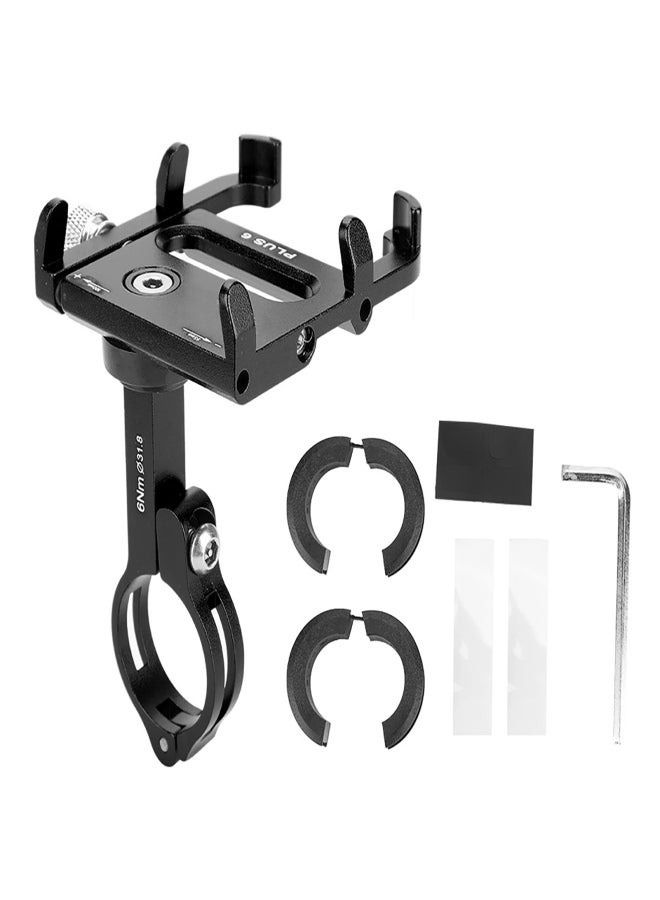 GUB Road Bicycle Mountain Bike Mobile Phone Holder with 360 Degree Rotation Black - Image 1