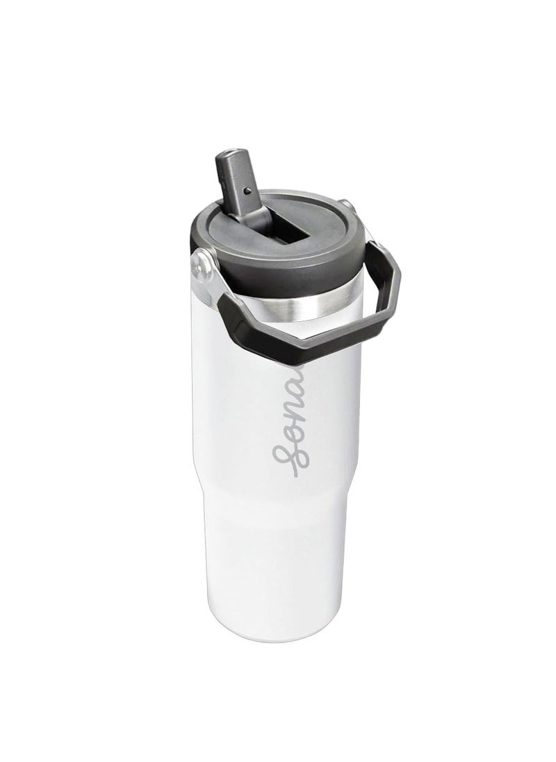 Nutcase Nutcase Personalized Tumbler Bottle with Handle Leak Proof Double Wall Vacuum Sipper Bottle 900ml  - Image 4