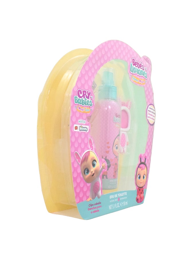 Air Val Cry Babies Set EDT 150 ml + Key Ring + 2 Hair Clips  - Image 3