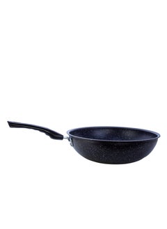 Wilson Aluminum Wok Pan 30 x 9 cm with Marble Coating and Induction Bottom  - Image 4
