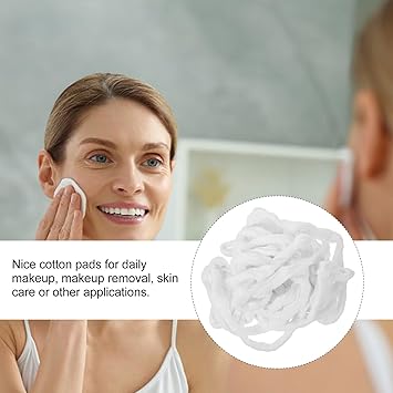 FOMIYES Disposable Cotton Balls and Strips for Makeup Hairdressing Skin Care and Makeup Removal Lightweight and Portable Cotton Pads 200g - Image 3