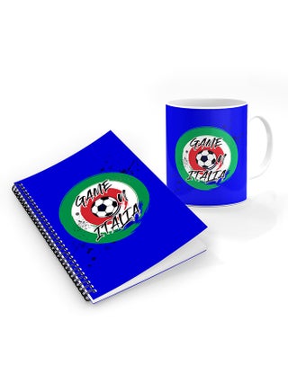 Designer Printed Coffee Mug + A5 Spiral Notebook Memo Notepad Journal Personalised Combo Gift Set Game on Italy - pzsku/ZB85D52B75AFB0F83CE47Z/45/_/1701954656/12ef657e-74d1-4ac5-9805-385abd88d9a6
