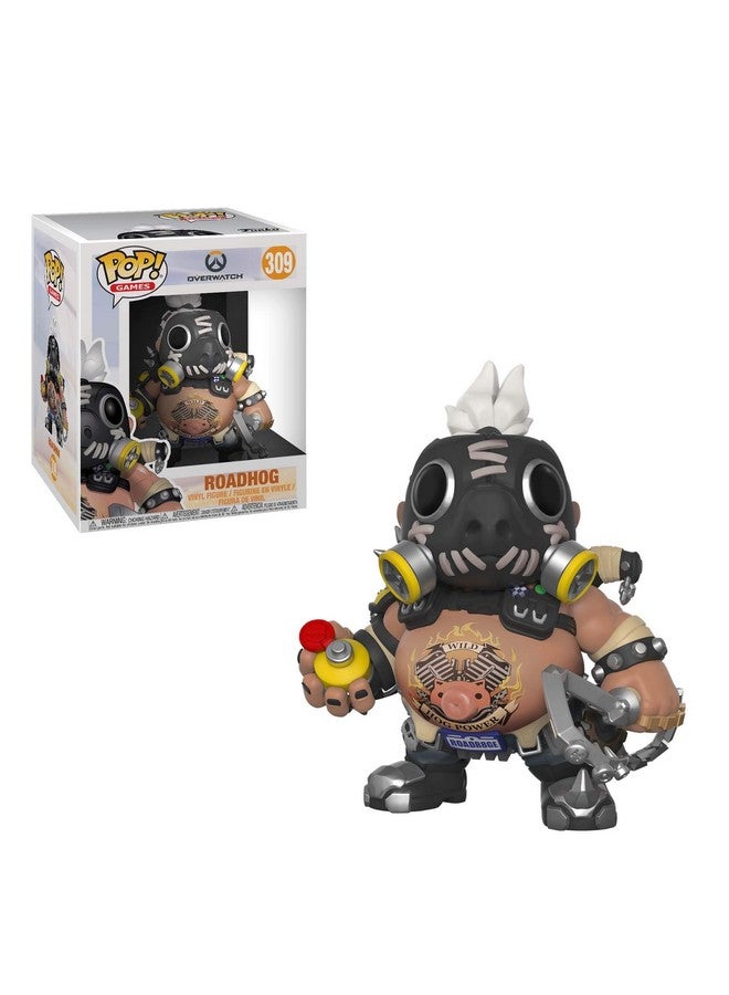 Funko Pop Games: Overwatch-6” Road Hog 6” Roadhog, Multicolor - Image 1
