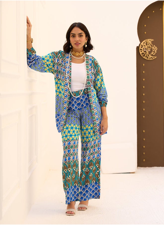 Carina - Printed Multi Patterned Pants - Image 1