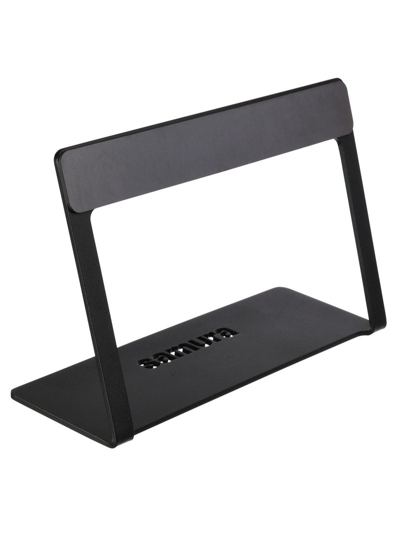 Samura Magnetic Road Block for Knives | Soft Touch Coating | Steel Black | Holding Accessory | Storage | Organizer| Stainless Steel | Ergonomic | Eco-Fiendly Knife Holder | 35x23x12 cm - Image 1