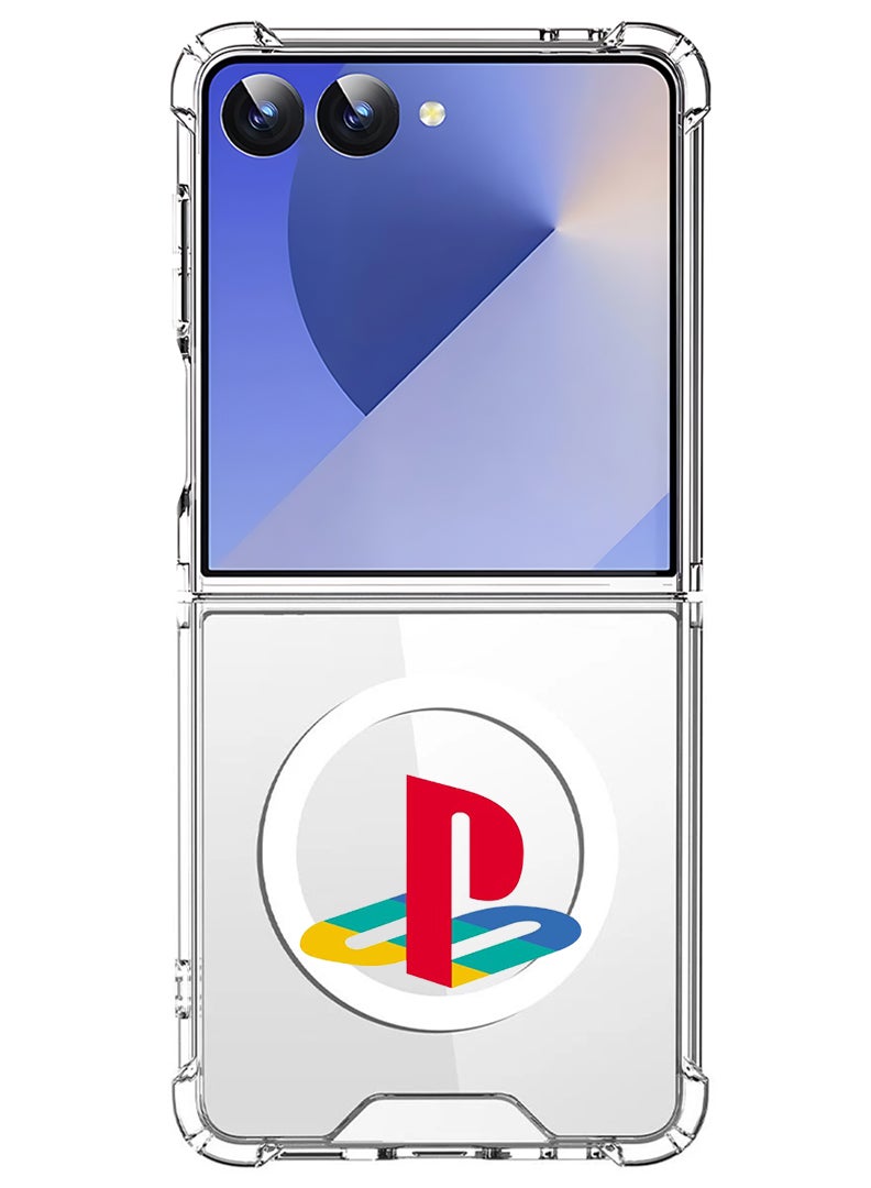 Theodor Magnetic Case for Samsung Galaxy Z Flip 7 Compatible with MagSafe Wireless Charging, Shockproof Phone Bumper Cover PS - Image 1