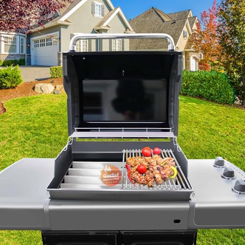 GasSaf 24.5 inch Flavorizer Bar Replacement for Weber 7539, 7540, Genesis 300 Series E-310, E-320, S-310, S-320, EP/CEP 310 & 320 (with Side Mounted Control Panels), 5-Pack Stainless Steel Flavor Bar - Image 5
