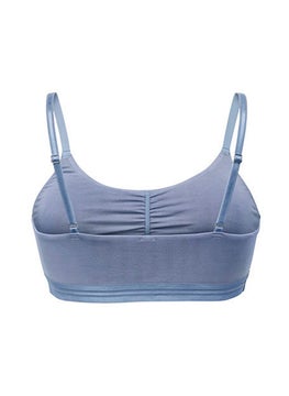 Tchibo Women Non Padded Plain Bralette, Indigo  - Image 3