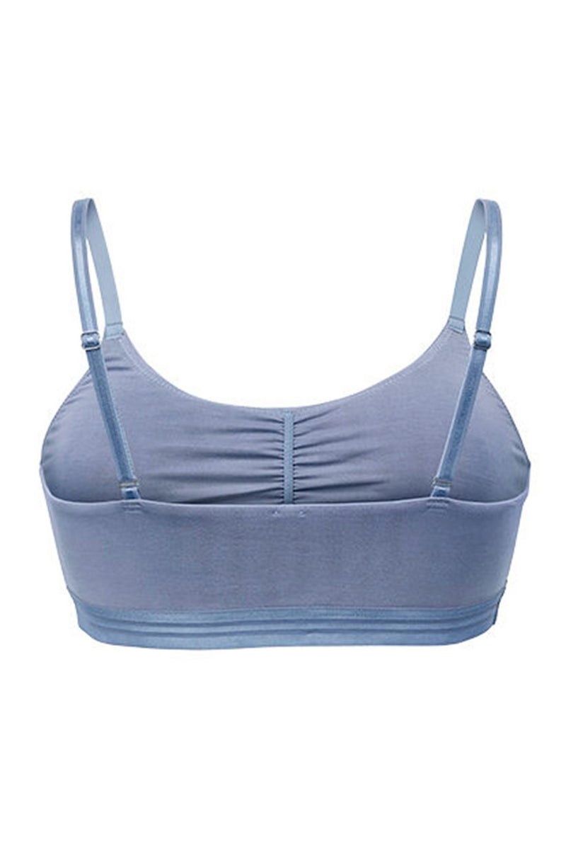 Tchibo Women Non Padded Plain Bralette, Indigo - Image 3