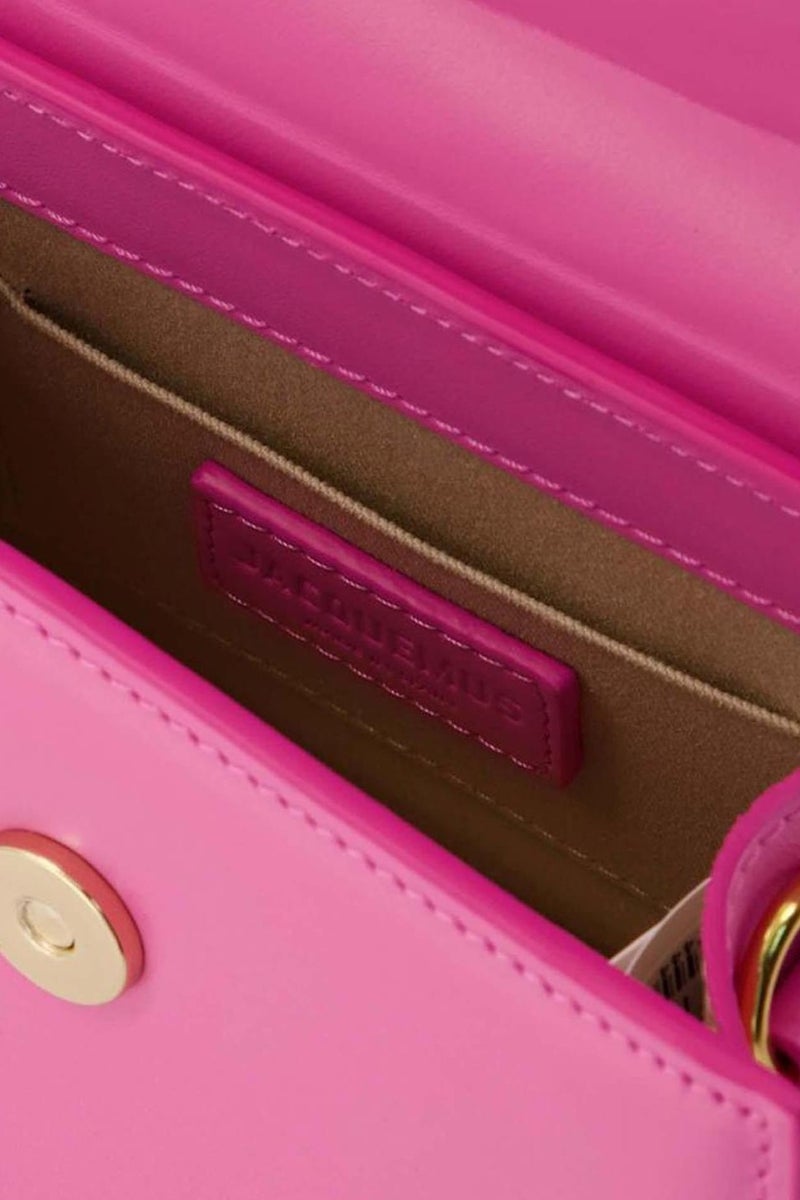 JACQUEMUS Le Chiquito Noeud tote bag with crossbody strap top handle Magnetic flap closure - Image 4