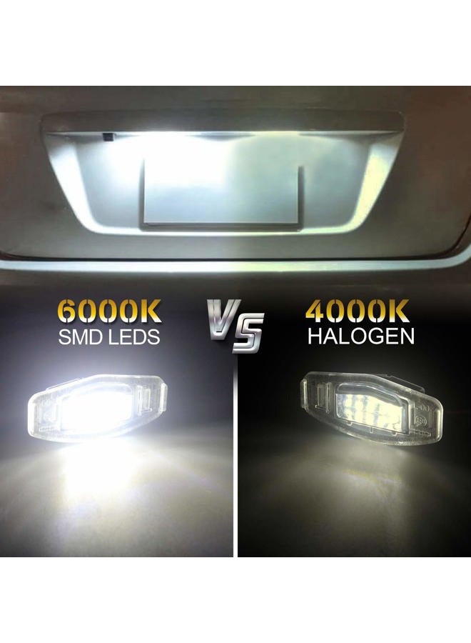 NDRUSH LED License Plate Light Tag Lights Compatible with Honda Accord Civic Sedan Odyssey Pilot Acura, 6000K White, Pack of 2 - Image 5