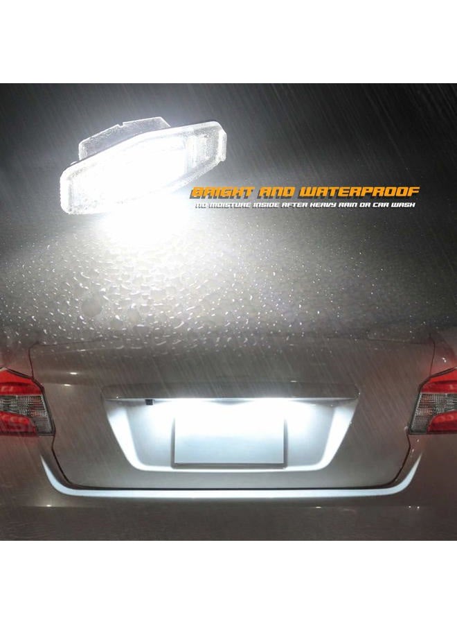 NDRUSH LED License Plate Light Tag Lights Compatible with Honda Accord Civic Sedan Odyssey Pilot Acura, 6000K White, Pack of 2 - Image 4