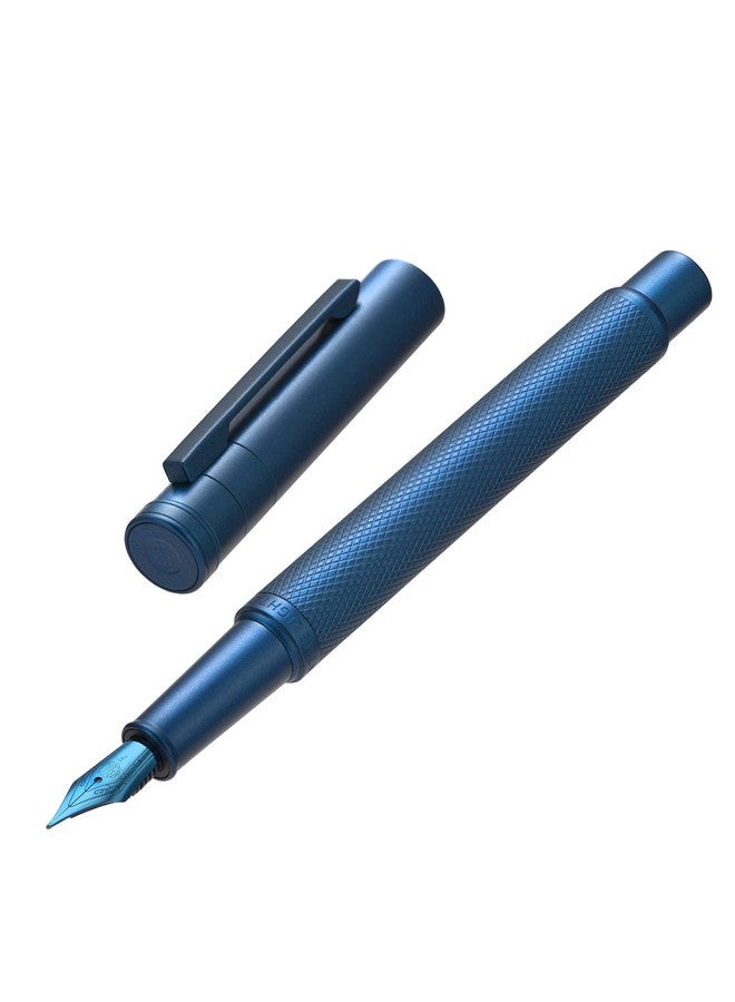 Asvine Lue Forest Fountain Pen Extra Fine Nib Classic Design With Converter And Metal Pen Case Set By Asvine  - Image 1