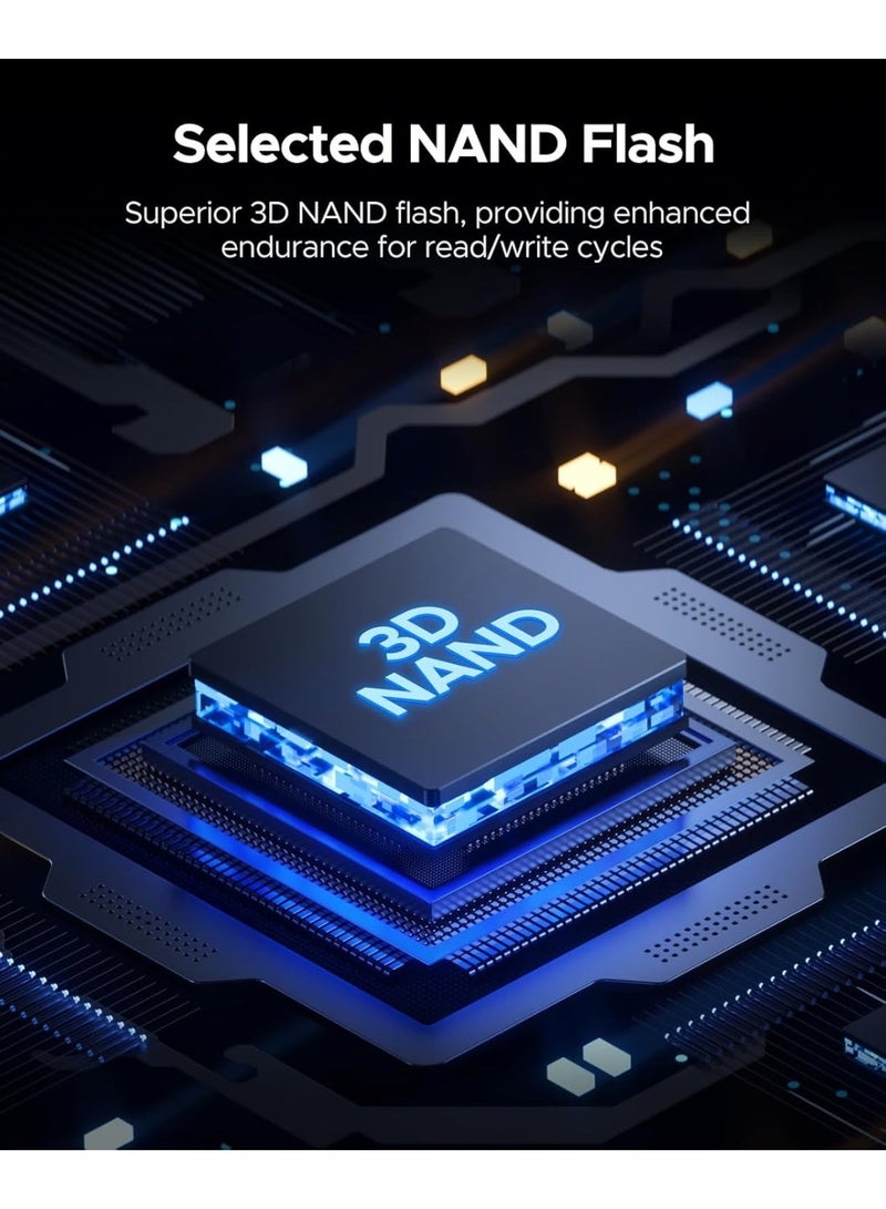 ORICO Y20M M.2 SATA SSD, 4TB Internal SATA M.2 2280 SSD SATA III 6.0Gb/s Max Read: 500MB/s (R:500MB/s, W:480MB/s) Heavy Duty 3D NAND, Manufacturer 3 Year Warranty - Image 3