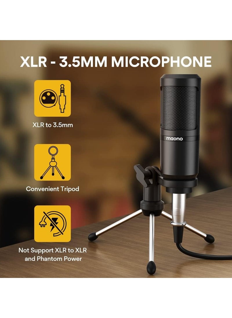 Maono - Lite AU-AM200S1 Starter Bundle Portable All-In-One Podcast Production Studio - Image 1