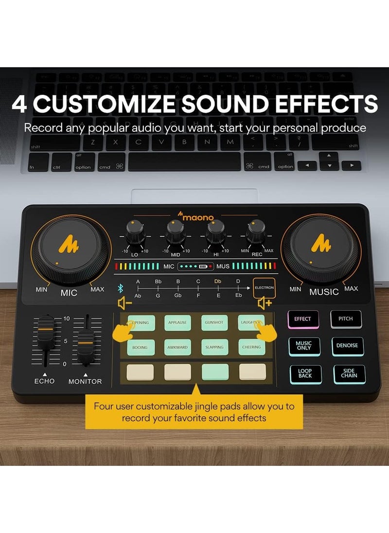 Maono - Lite AU-AM200S1 Starter Bundle Portable All-In-One Podcast Production Studio - Image 1