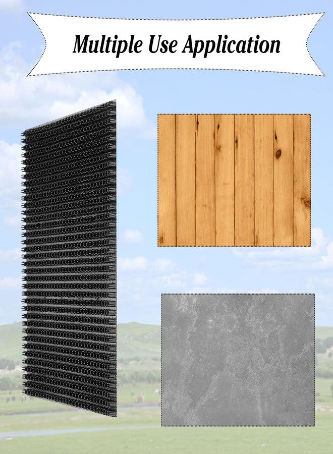 YumSur 2 pcs Horse Cattle Scratchers, Horse Scratching Post, Soft Massage Brush Kit for Equine Bovine, Scratching Itch Relief Pad for Farm Animals Goat Sheep Cow Dog - Image 5