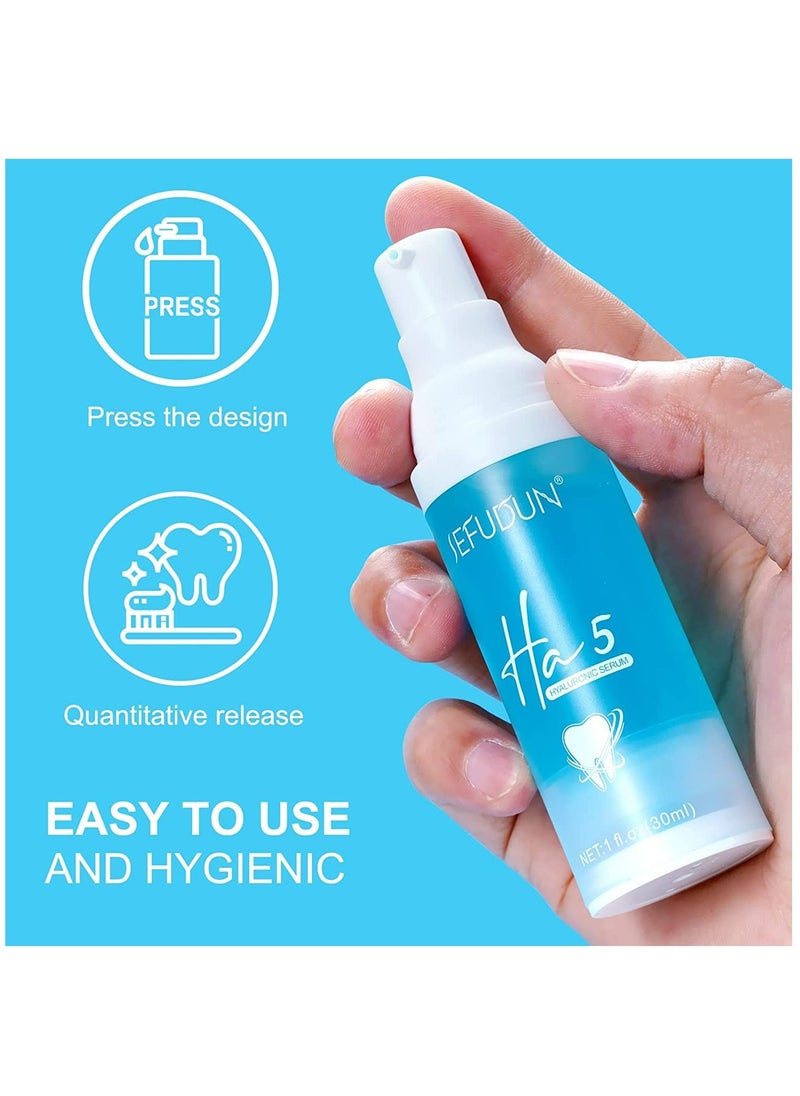 Sefudun - Tooth Soap Teeth Cleansing Serum Tooth Whitening Enamel Care Toothpaste Stains Colour Corrector Teeth Whitening Sensitive Teeth Serum 30ml (Blue) - Image 1