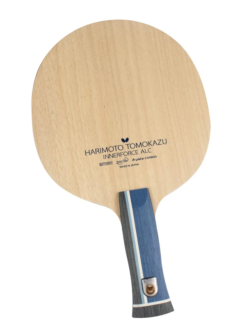 باترفلاي Butterfly Harimoto Innerforce ALC Table Tennis Blade Arylate-Carbon Fiber Blade Professional Butterfly Table Tennis Blade AN(Anatomic) handle type Made in Japan 4906901196513