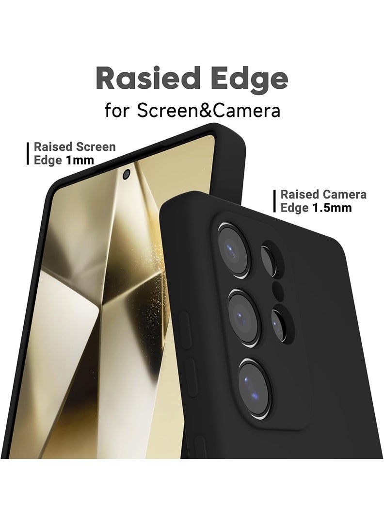 Case Up Compatible with S24 Ultra 6.8 Inch Case, Premium Matte PC [Soft Anti-Scratch] Shockproof Protective Slim Phone Cover for S24 Ultra 2024, Black - Image 3