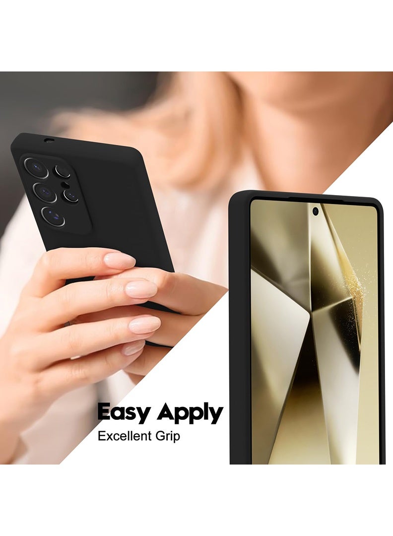 Case Up Compatible with S24 Ultra 6.8 Inch Case, Premium Matte PC [Soft Anti-Scratch] Shockproof Protective Slim Phone Cover for S24 Ultra 2024, Black - Image 5