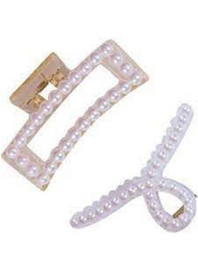 BIG BOX - Large Pearl Claw Clips Hair Clips for Women Thick and Thin Hair, Multi-Styles Non-slip Strong Hold jaw clips - Image 2