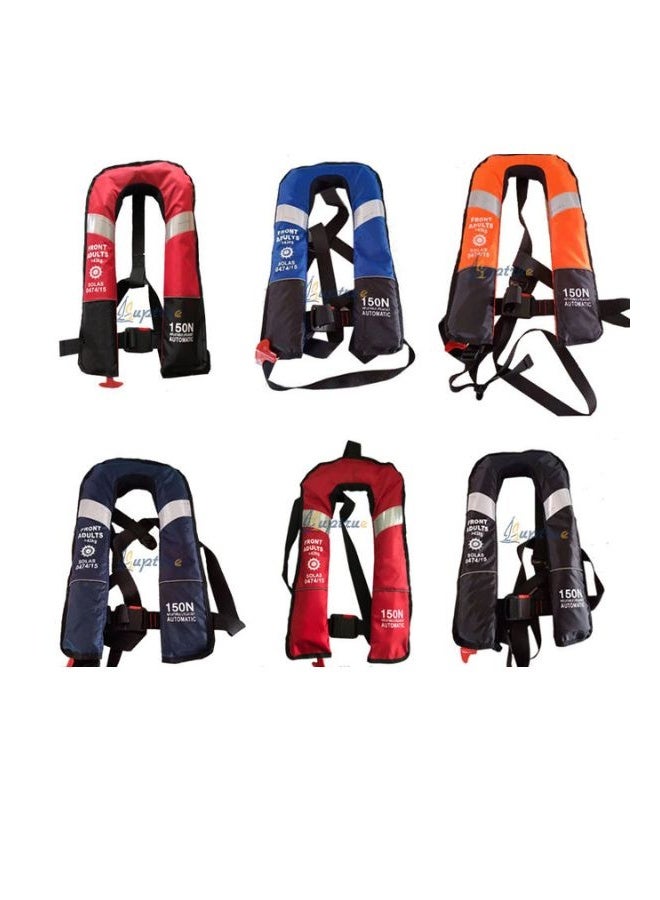 Generic Marine Life Jacket CE Certified Automatic & Manual 150N Inflatable Vest for Sale - Reliable Safety Gear - Image 2