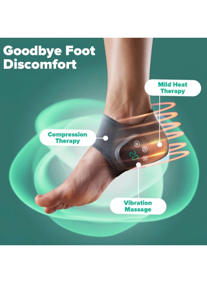 general Triple Method Massager – The Official - Electric Foot and Ankle Massager Heated Wrap with 3 Vibration Modes and 5 Heat Levels - Cordless Portable Design - Image 2