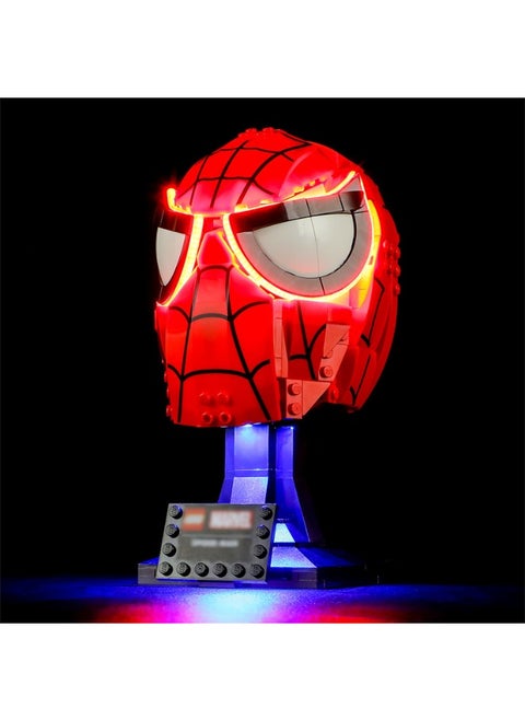 BRIXSPARK LED Light for Lego-76285 Spider-Man's Mask - Led Lighting Kit Compatible with Lego Building Blocks Model - NOT Included The Model Set