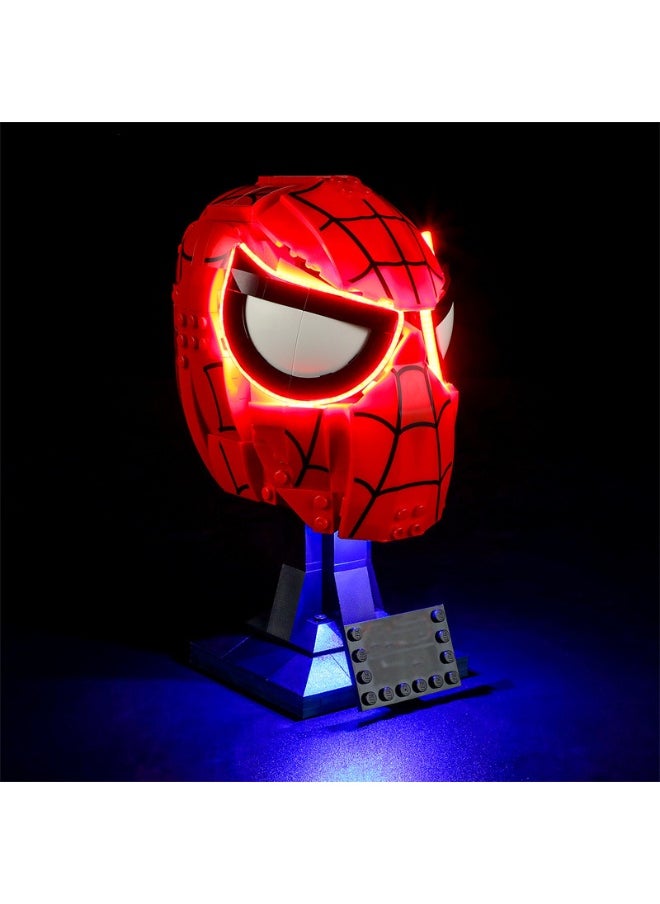 BRIXSPARK BRIXSPARK LED Light for Lego-76285 Spider-Man's Mask - Led Lighting Kit Compatible with Lego Building Blocks Model - NOT Included The Model Set  - Image 3