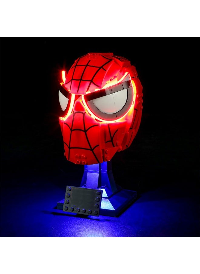 BRIXSPARK BRIXSPARK LED Light for Lego-76285 Spider-Man's Mask - Led Lighting Kit Compatible with Lego Building Blocks Model - NOT Included The Model Set  - Image 4