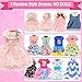 ENOCHT 20 Pcs 53 Inch Doll Clothes Accessories Include 5 Dresses 3 Outfits Tops and Pants 3 Swimsuits with 2 Shoes 1 Backpack 1 Laptop 1 Pad 1 Glasses 1 Drink 1 Hat for 53 6 Inch Dolls - Image 3