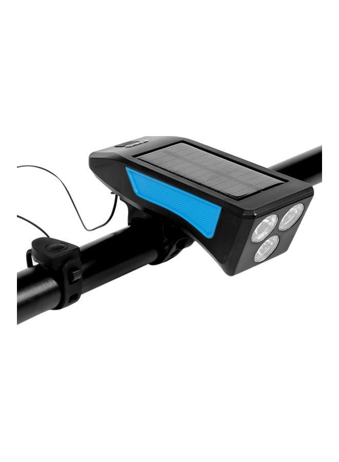 NIBEMINENT Solar USB Rechargeable Tail Light With Integrated Horn - Image 1