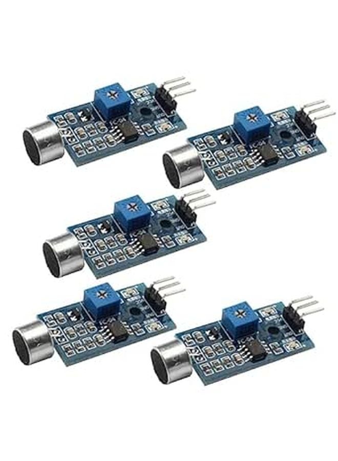 Voice Activated Sound Sensor Module 5pcs Digital Output Detection Switch - Image 1