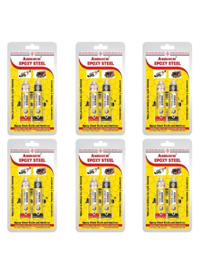 Asmaco Epoxy Steel - 57G - Set of 06