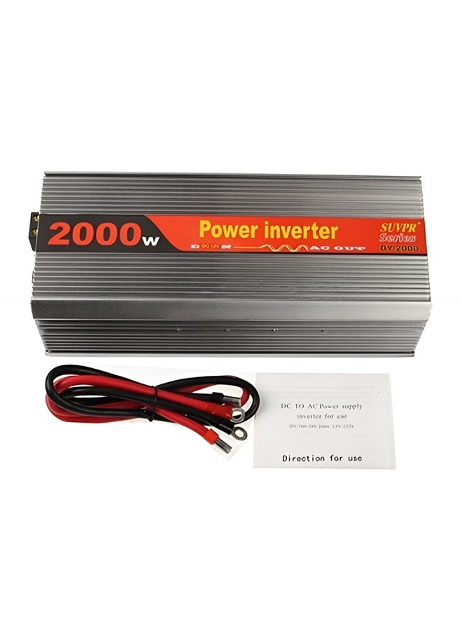 Taimi Car Power Inverter with Full Charge Capability 2000W High Power in Stylish Silver - Image 3