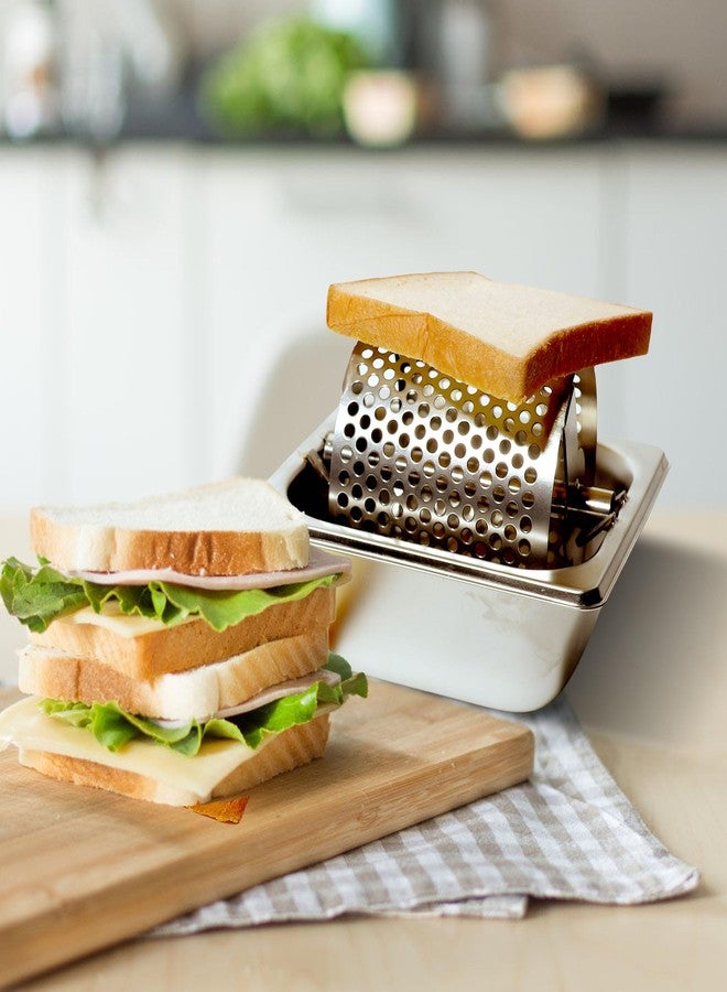 FAQQI Bun Butter Roller for Griddle | Stainless Steel Bread Butter Wheel for Griddle | Spreads Butter Evenly on Buns, Bread, and Toast | Perfect for BBQ, Camping, Grill, Cooking Tools - Image 2