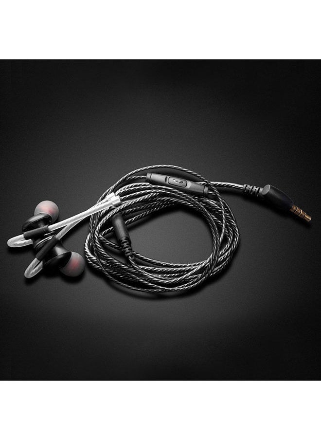 QKZ QKZ DM 10 3.5mm In-ear Headphone, Bass Subwoofer Metal Wired Earphone, Black  - Image 4