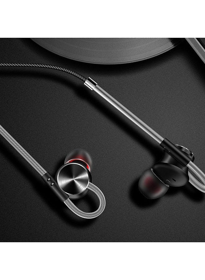 QKZ QKZ DM 10 3.5mm In-ear Headphone, Bass Subwoofer Metal Wired Earphone, Black  - Image 2