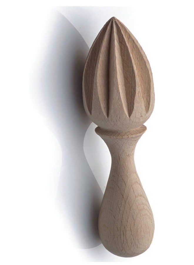 BICB Premium Beech Wood Lemon Reamer - Ergonomic Juicer for Lemons, Limes & Oranges | Natural, Handheld & Compact - Image 1