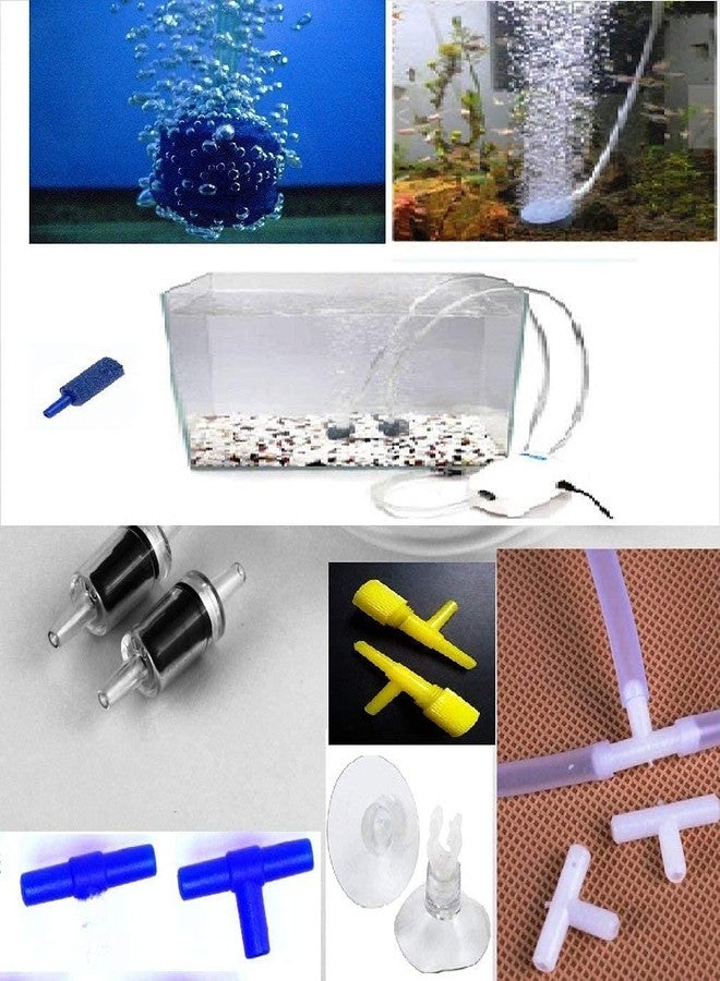 SVI VasuWorld Plastic and Silicone Aquarium Accessory Set, Multicolour - Image 2