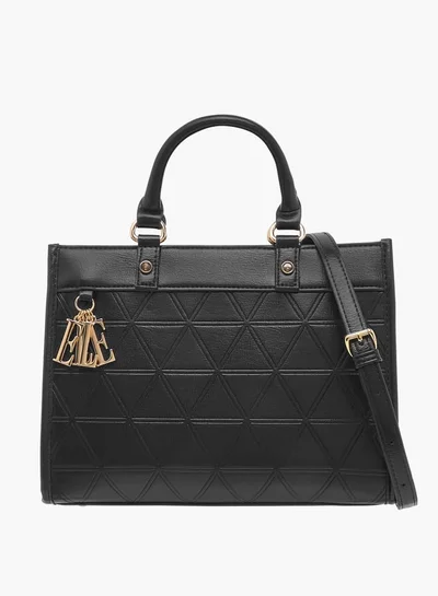 ايل Women Quilted Tote Bag with Double Handle and Zip Closure